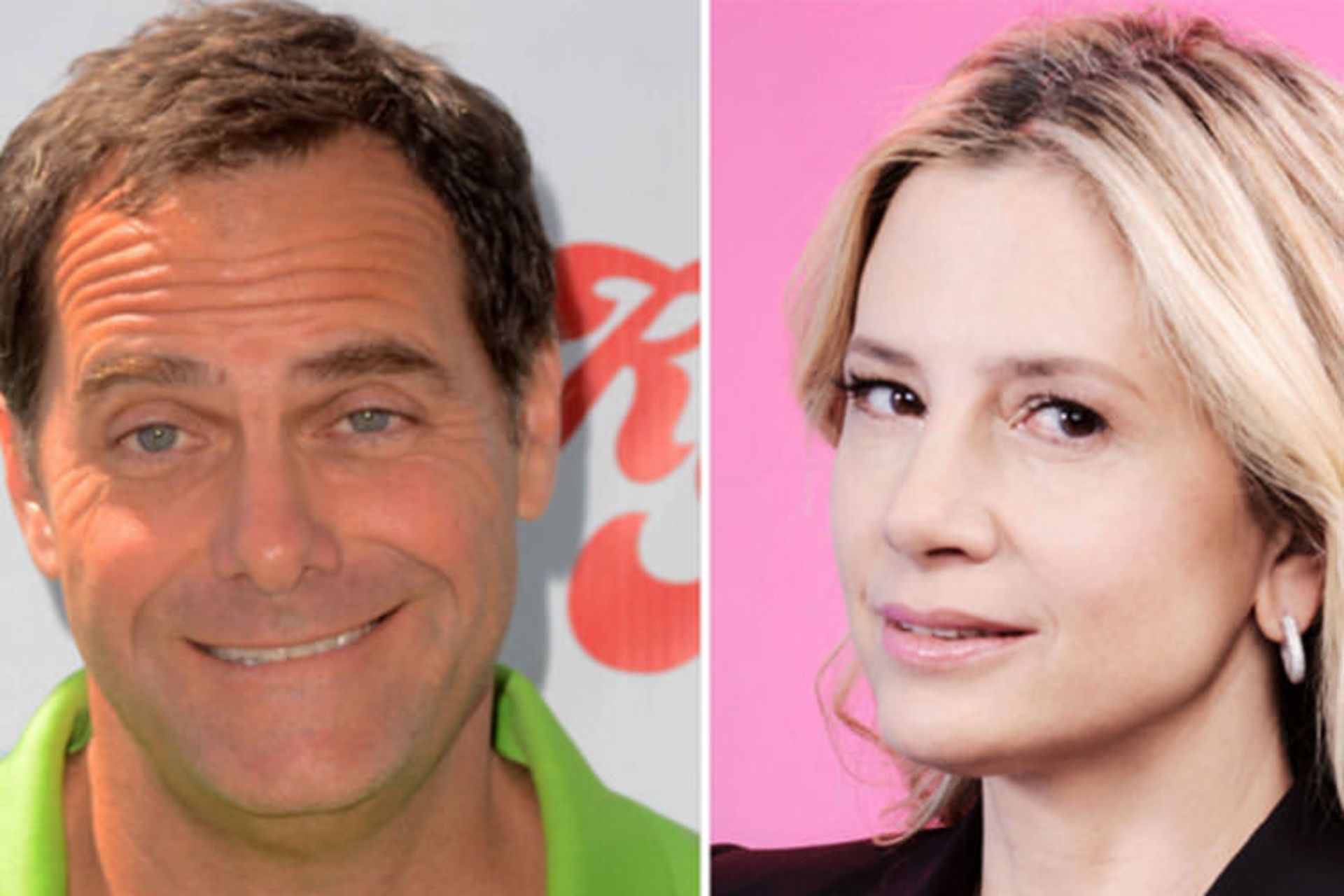 Andy Buckley & Mira Sorvino