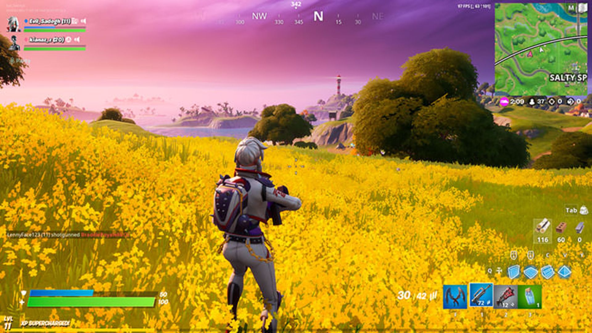 چشم انداز زیبا فورتنایت