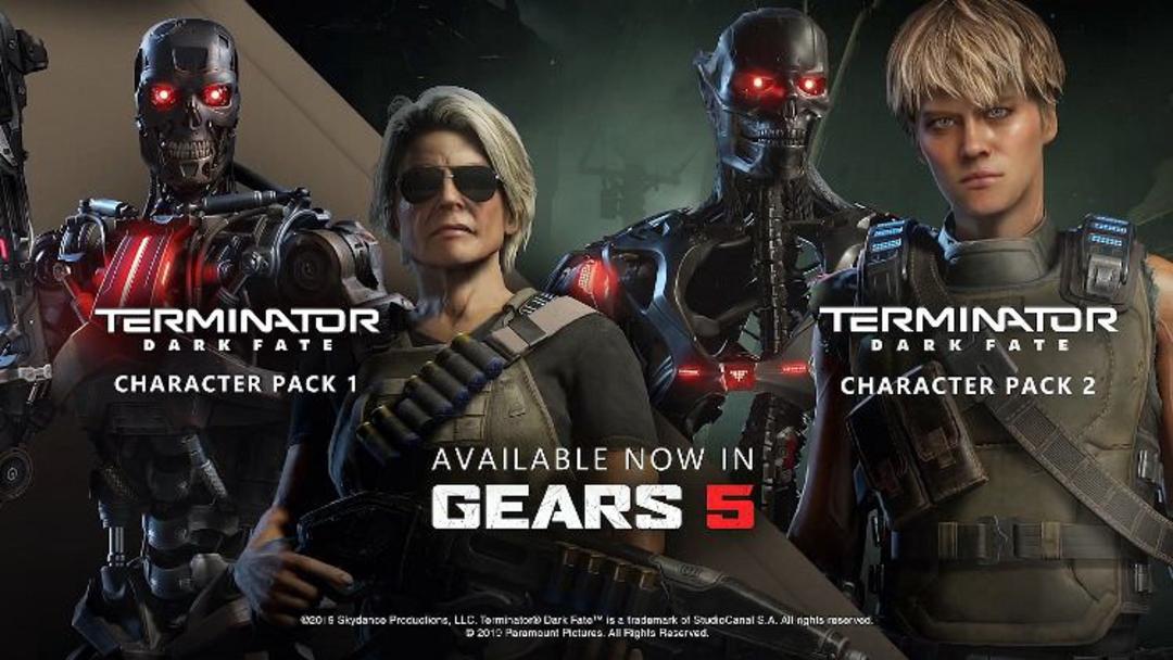 پک شخصیت فیلم Terminator: Dark Fate برای بازی Gears 5
