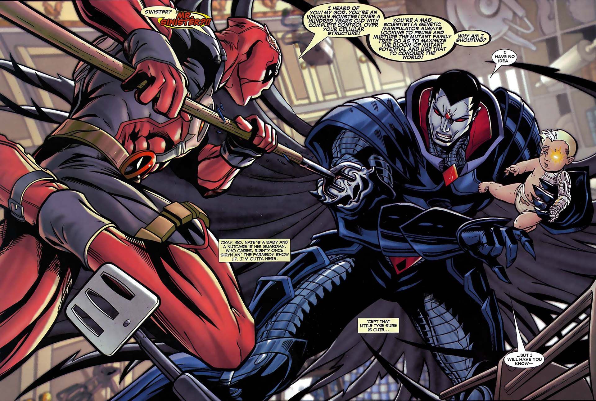 ناتانیل اسکس - مستر سنیستر - مارول کامیکس - mr sinister - marvel comics - nathaniel essex