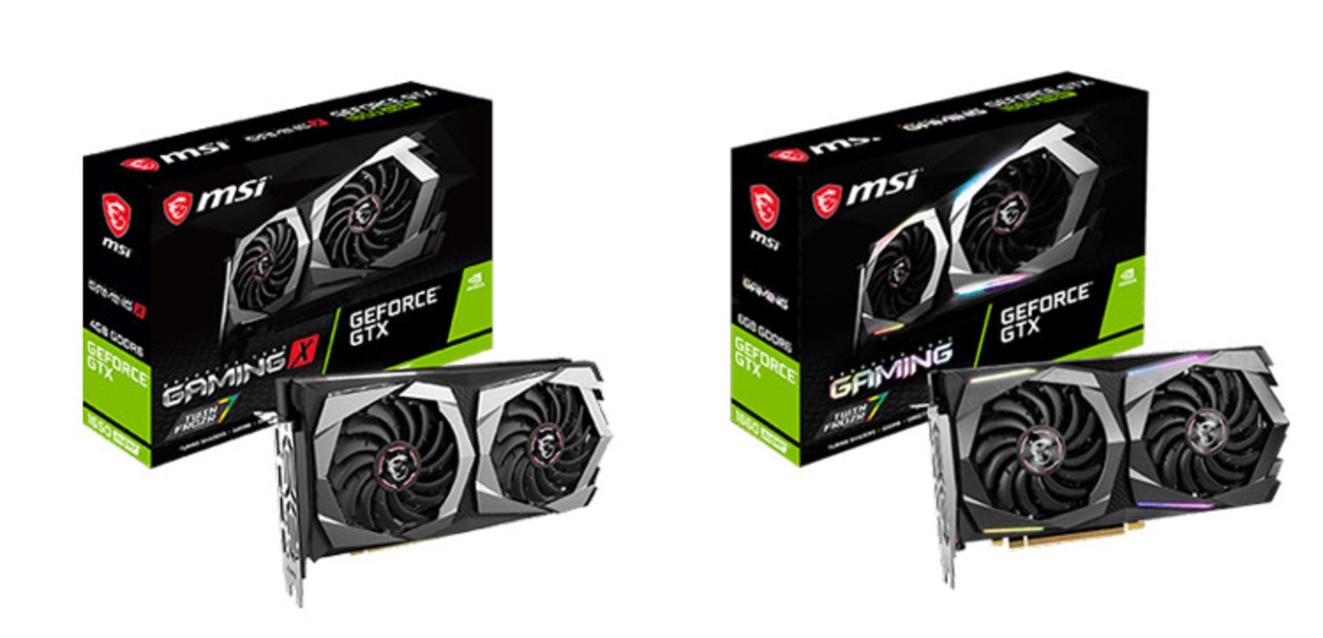 سری GAMING کارت‌های MSI GTX 16 SUPER