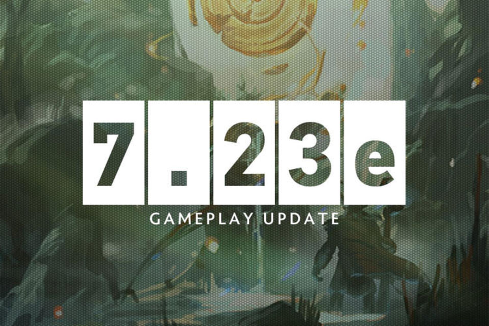 Dota 2 Patch 7.23e
