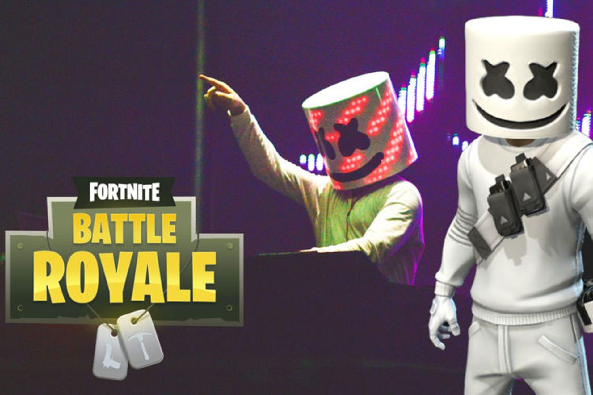 fortnite marshmello / کنسرت فورتنایت