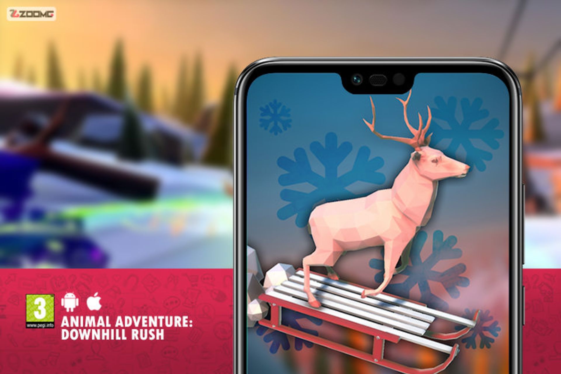 Animal Adventure: Downhill Rush