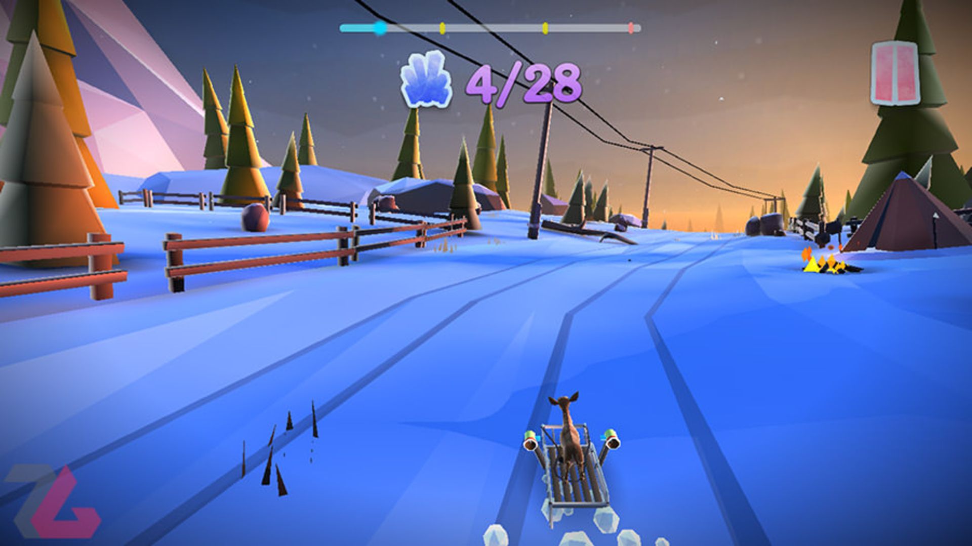 Animal Adventure Downhill Rush