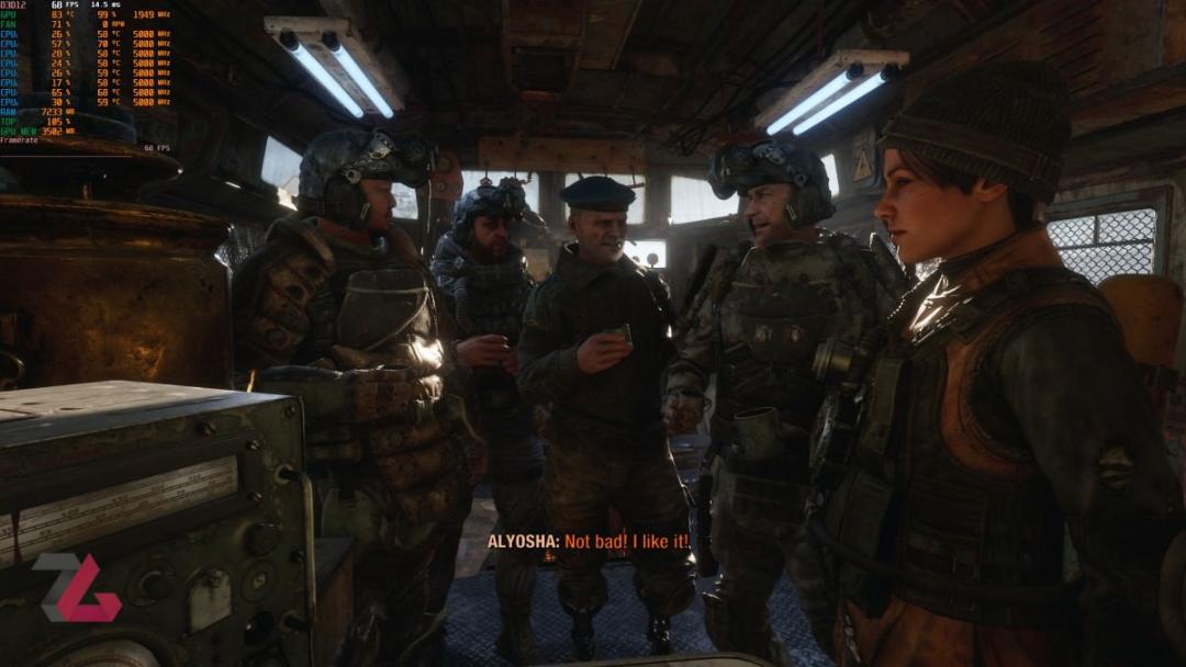Metro Exodus Ingame Benchmark