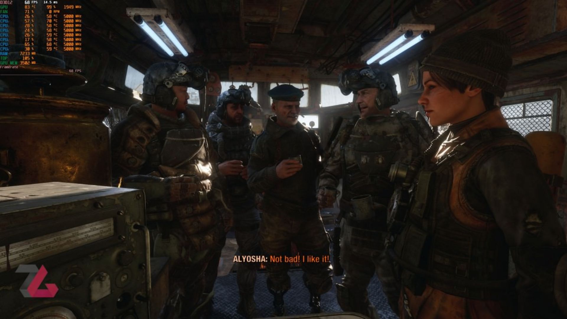 Metro Exodus Ingame Benchmark