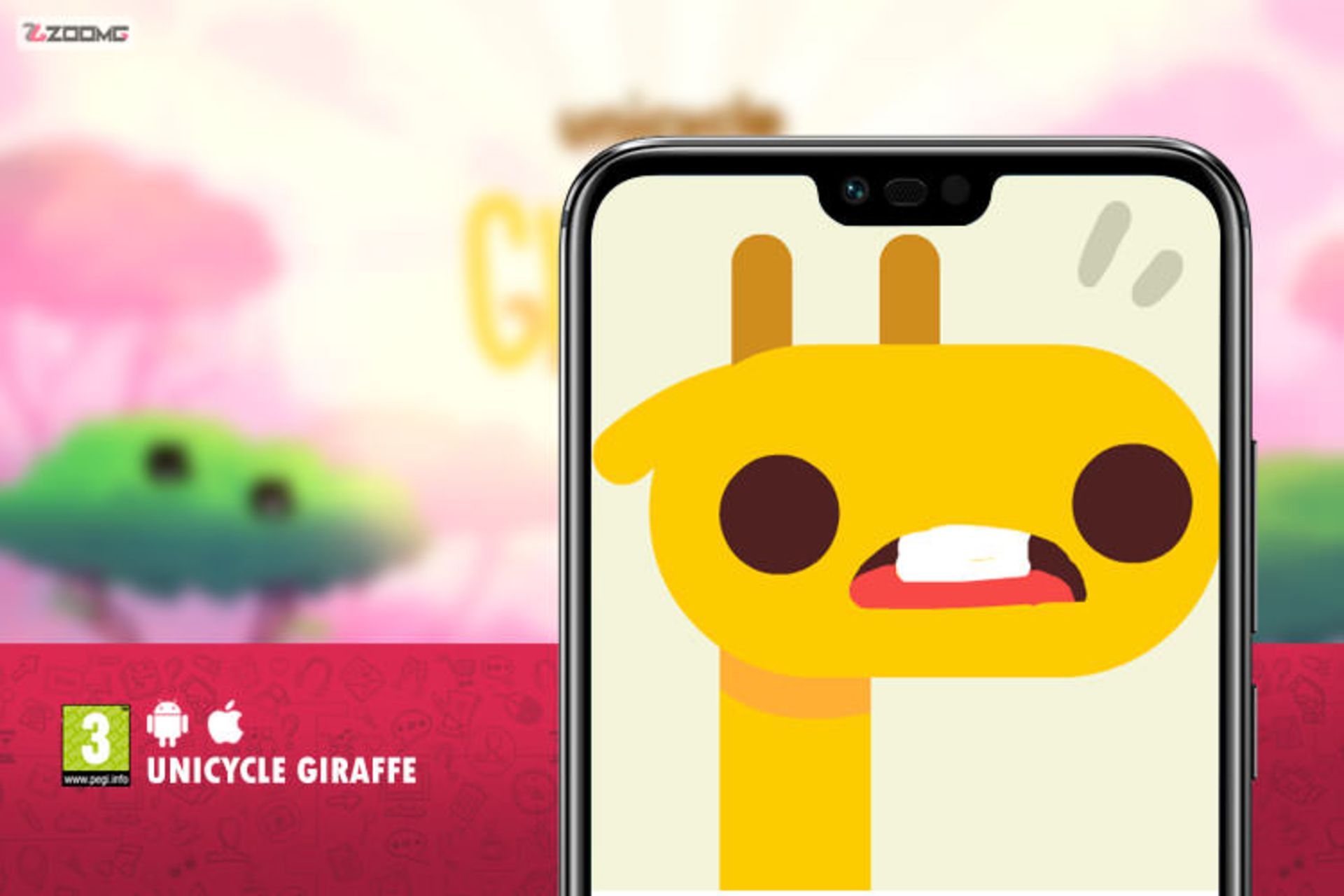 بازی موبایل Unicyle Giraffe
