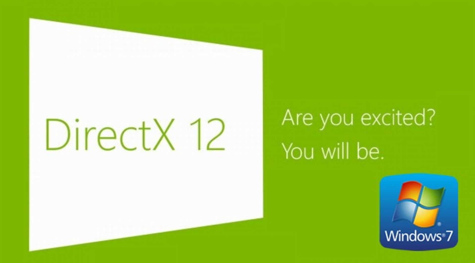 Direct X 12 in Windows 7