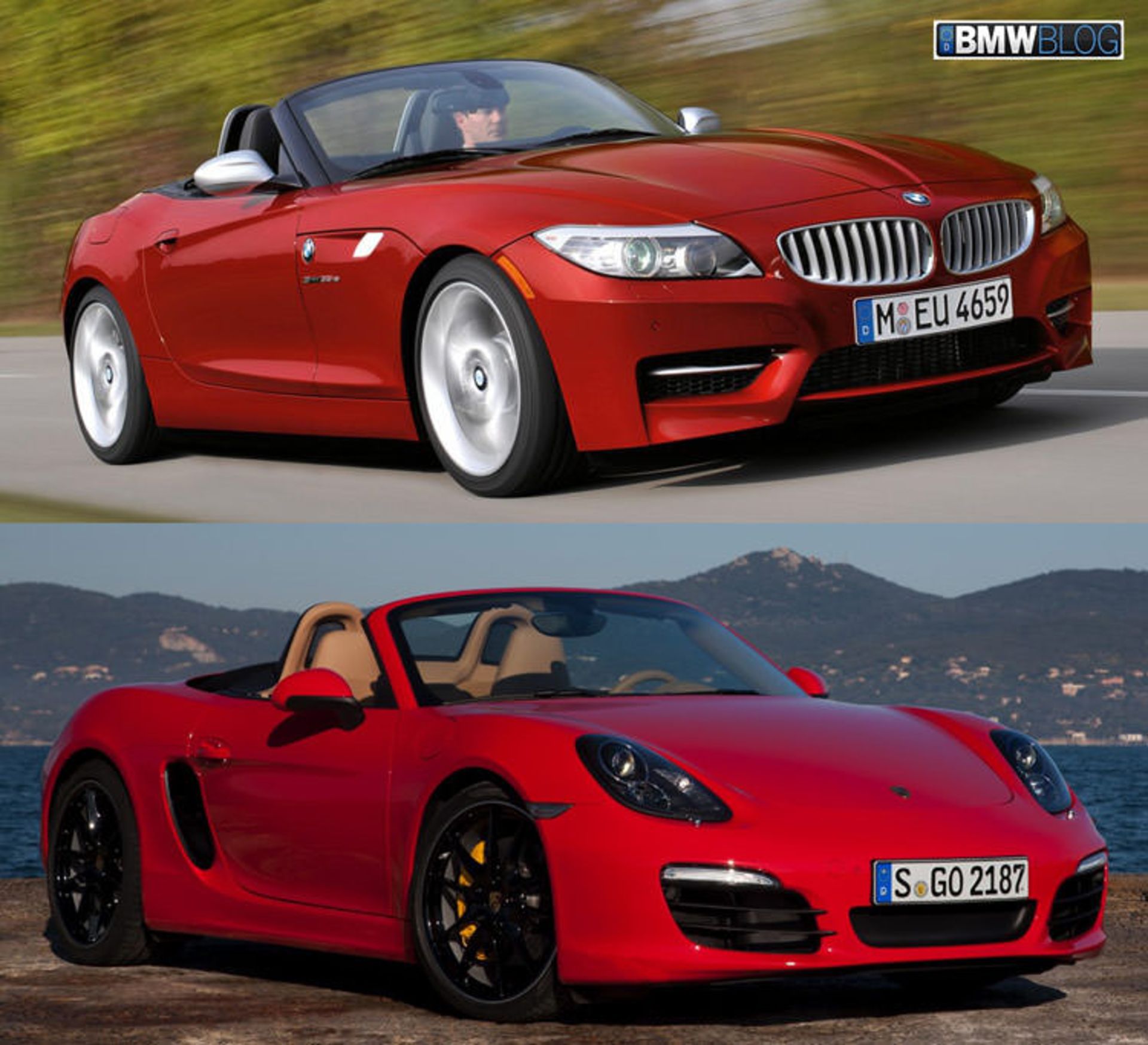 پورشه باکستر و بی ام و Z4