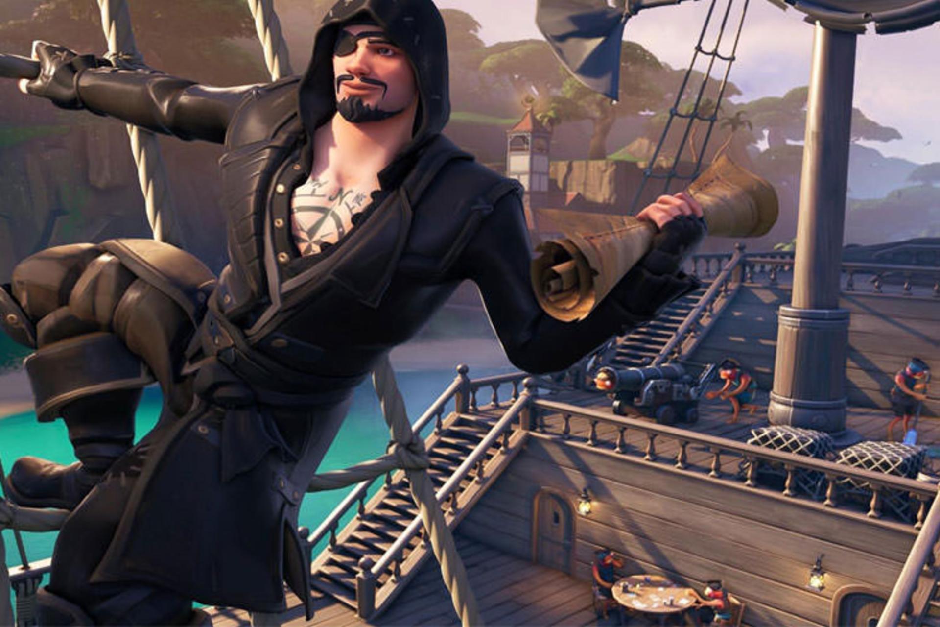 کاراکتر دزد دریایی بازی  فورتنایت