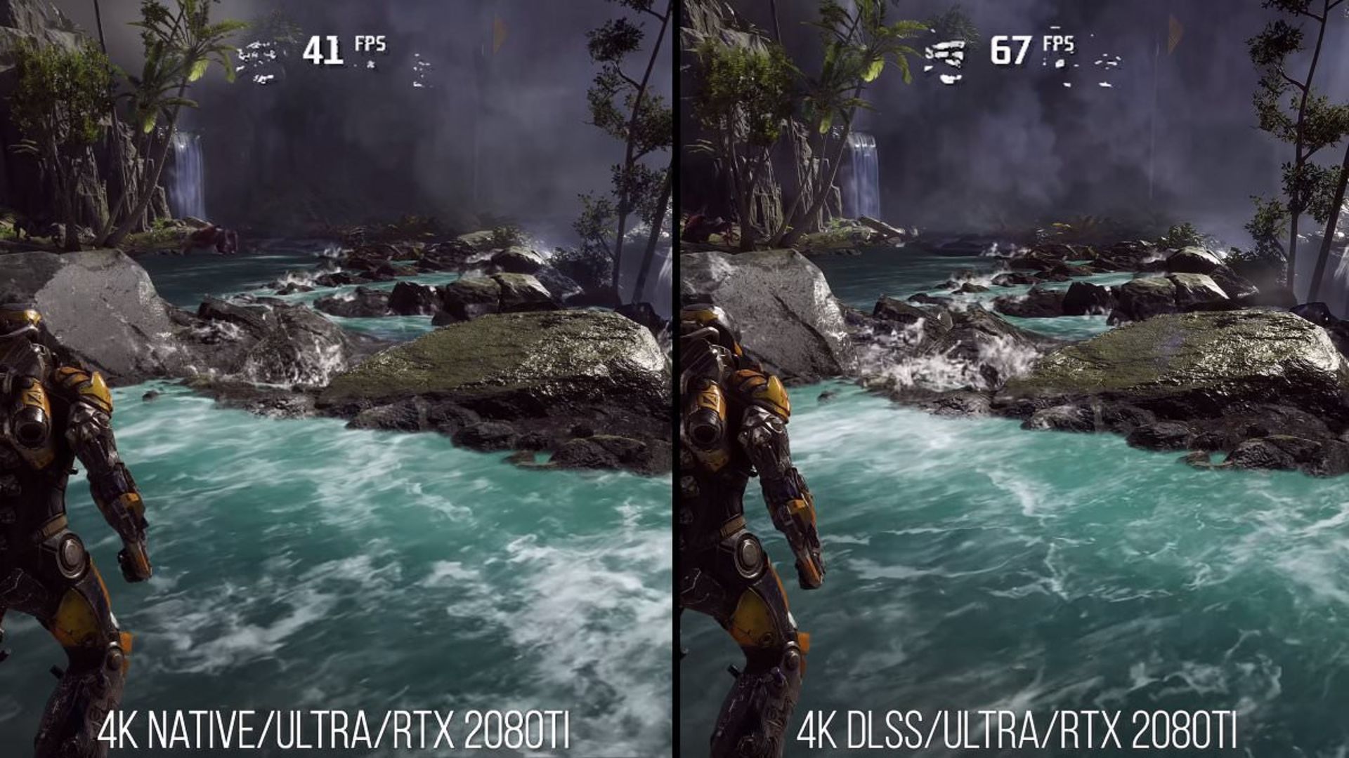 Anthem DLSS Comparison