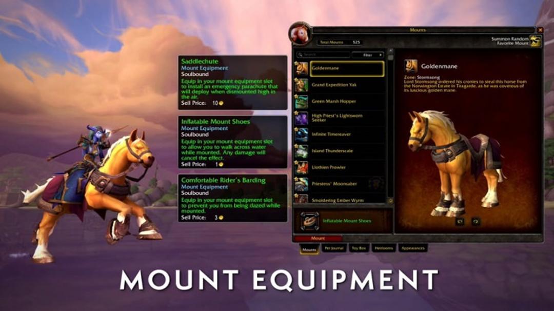 mount equipment