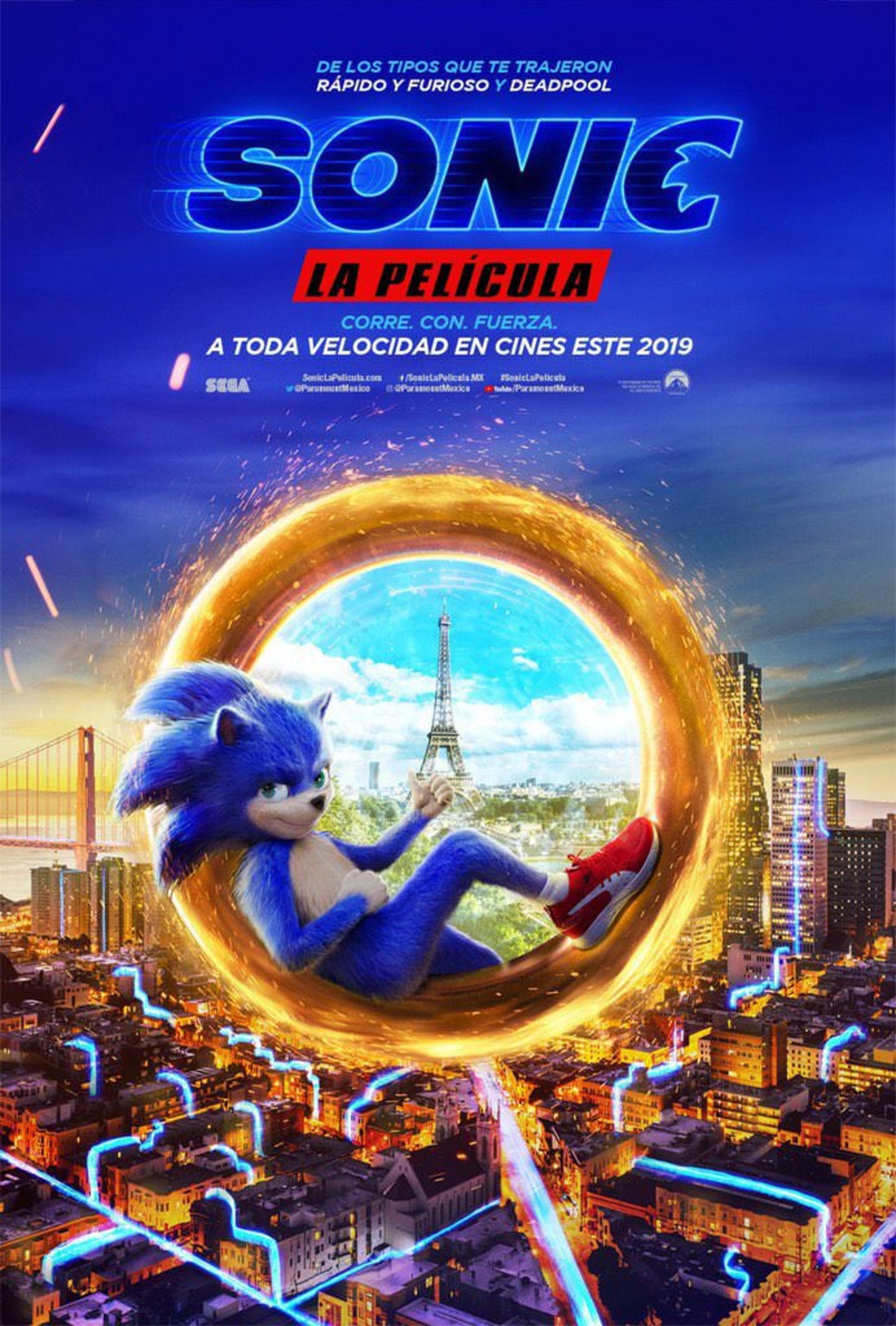 پوستر فیلم Sonic the Hedgehog