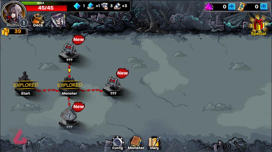 بازی موبایل Lophis roguelike