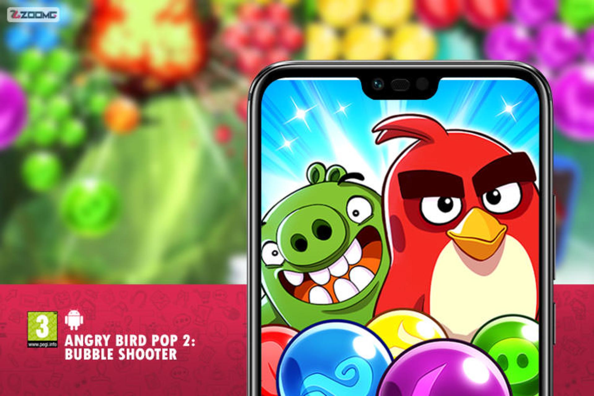 بازی موبایل Angry Birds POP 2: Bubble Shooter