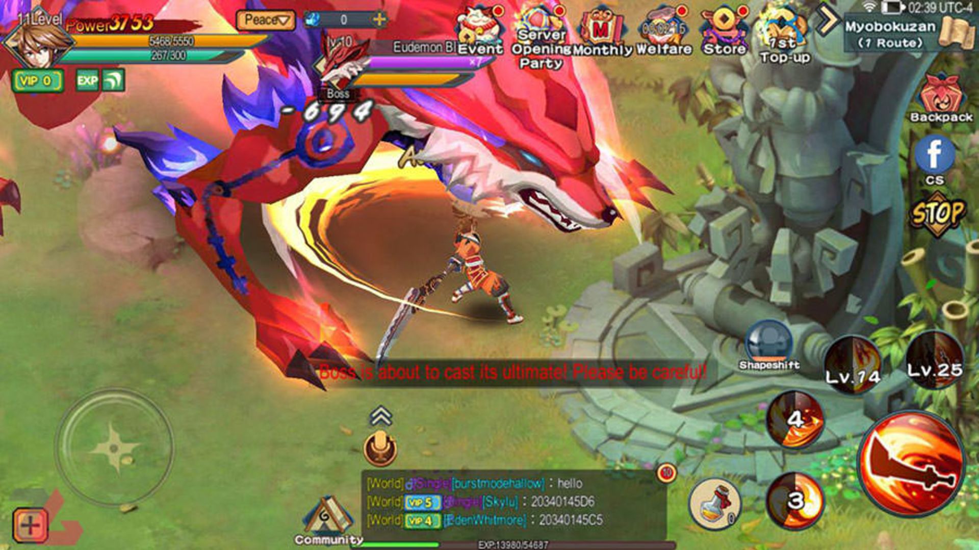 بازی موبایل Super Spirit Ninja