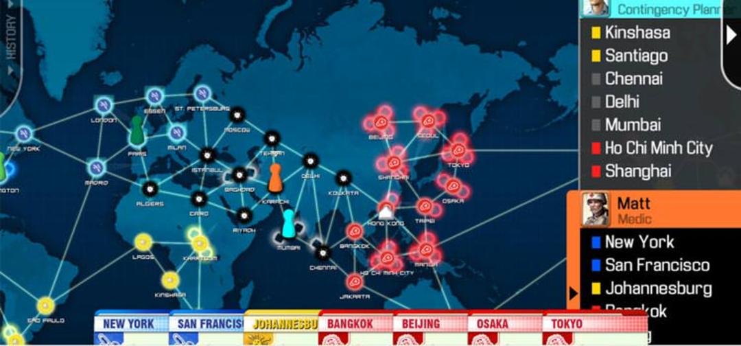 بازی موبایل Pandemic: The Board Game