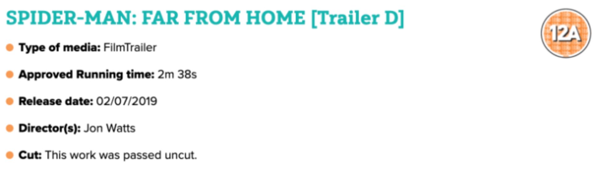Spider-Man: Far From Home