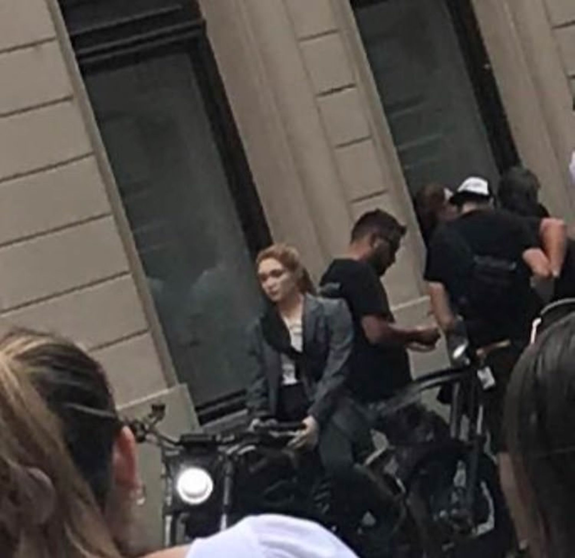 تصاویر پشت صحنه فیلم Black Widow در بوداپست