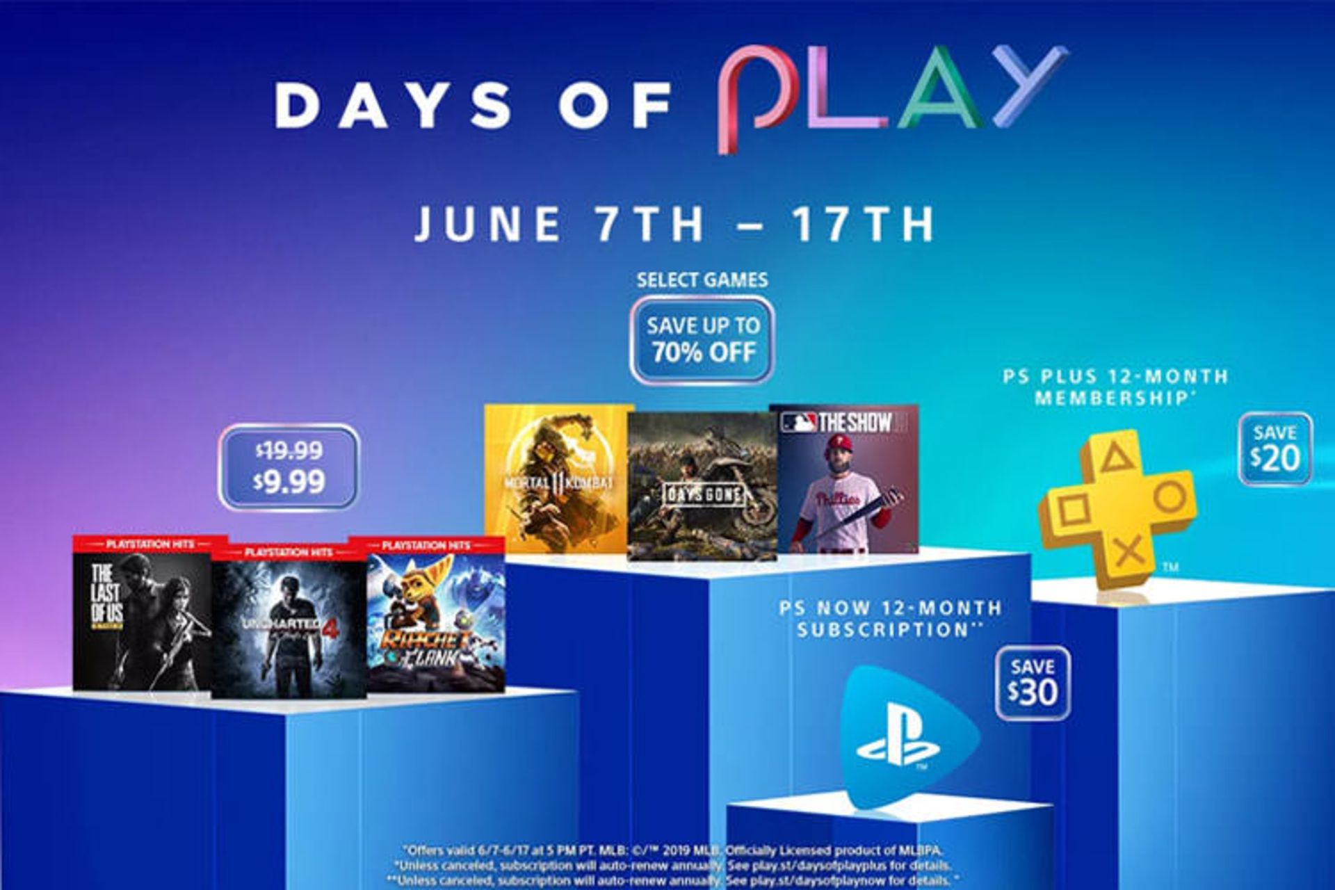تخفیف های Days of Play 2019