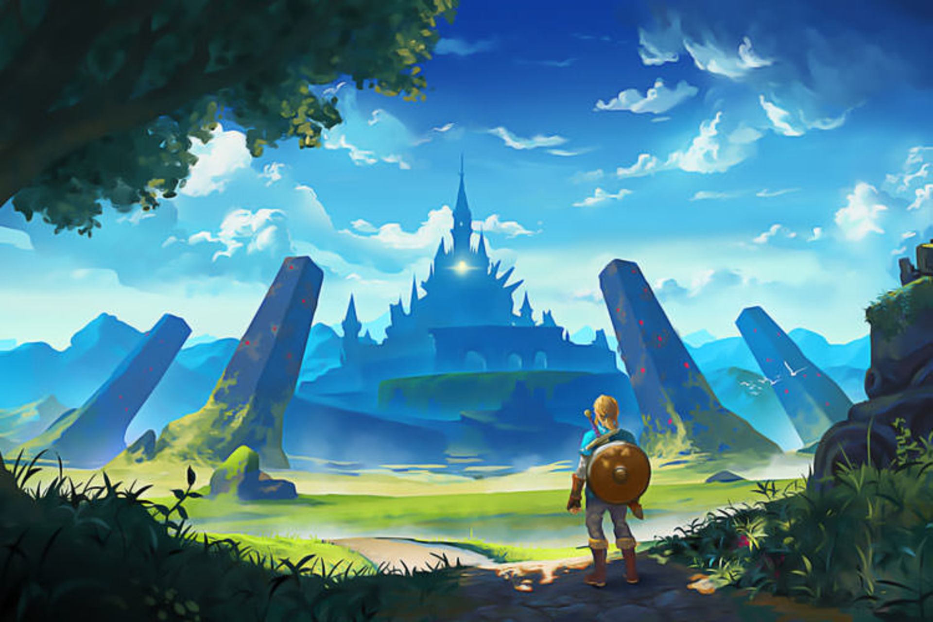 لینک در سرزمین هایرول بازی The Legend of Zelda: Breath of the Wild