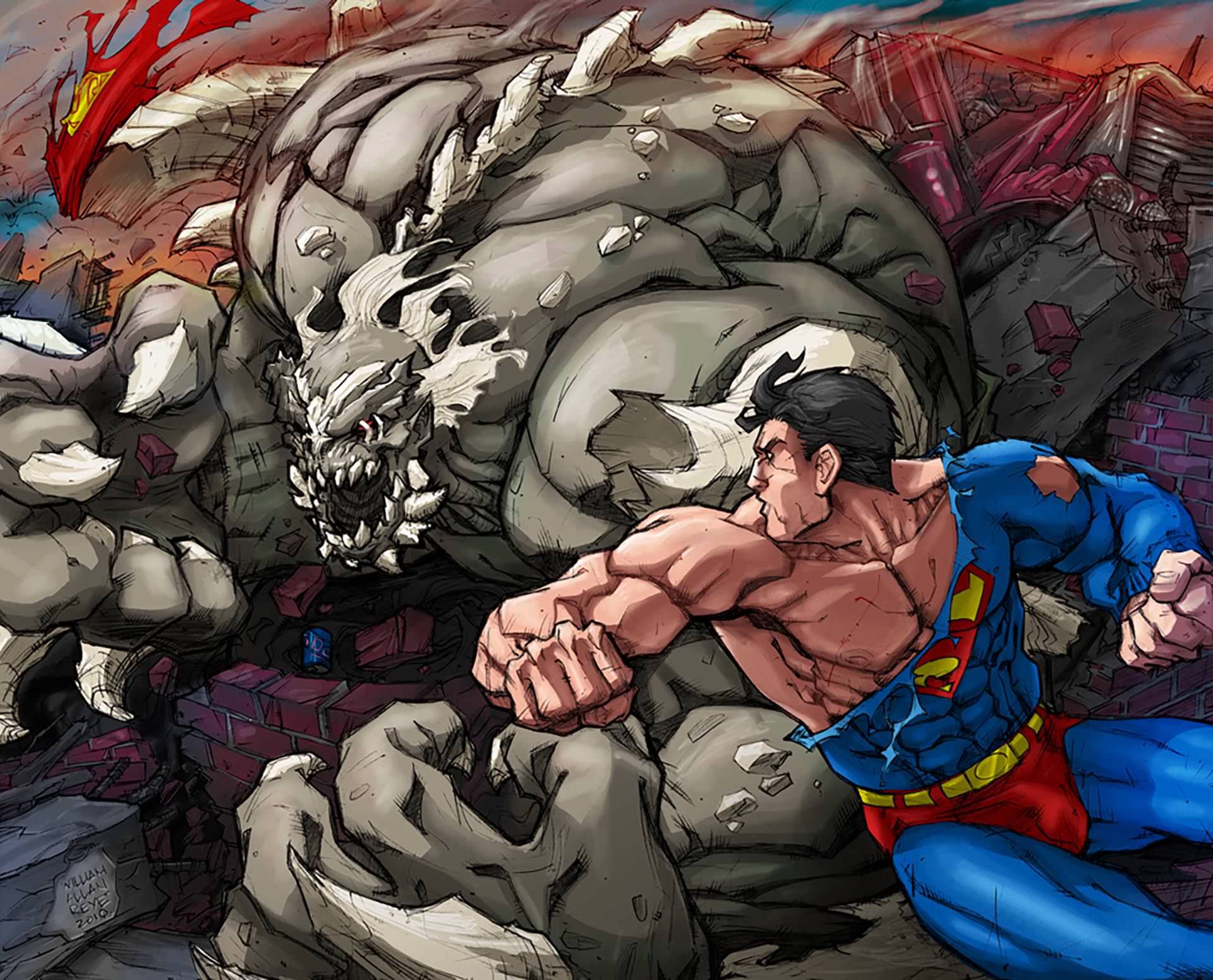 دومزدی - دی سی کامیکس - dc comics - doomsday