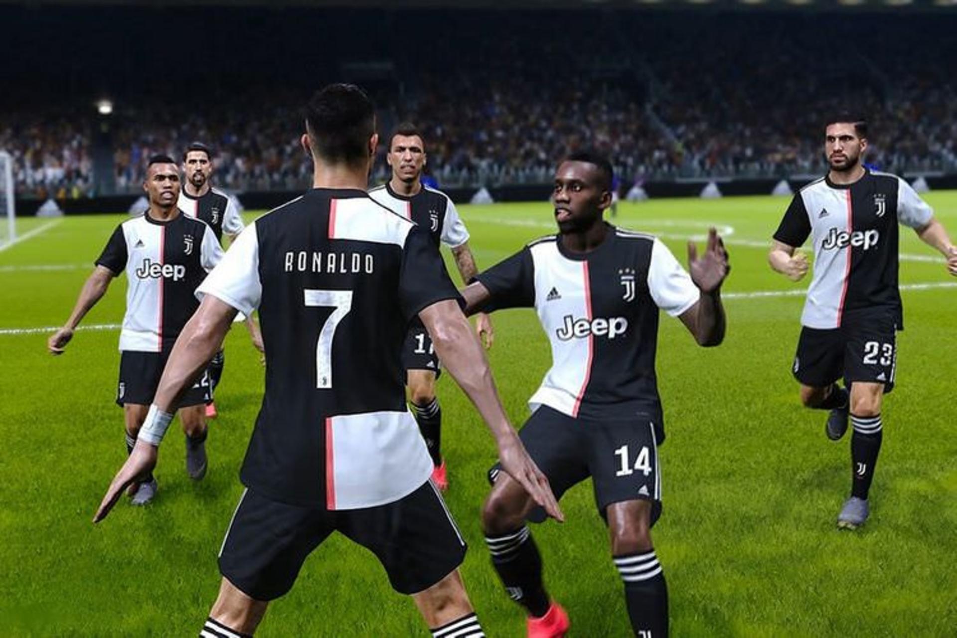 تیم یوونتوس در بازی eFootball PES 2020
