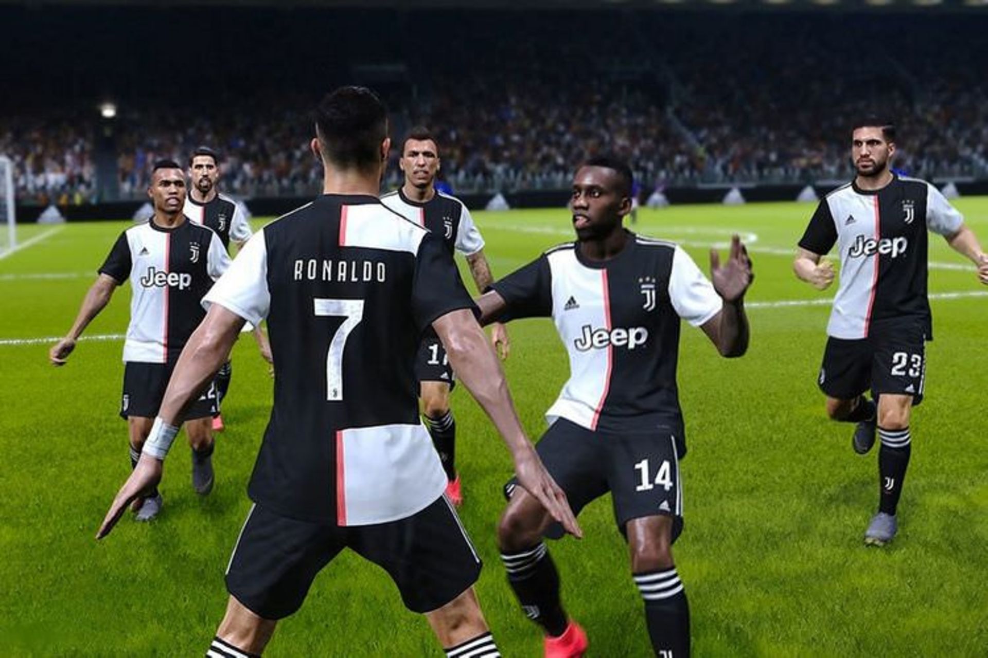 تیم یوونتوس در بازی eFootball PES 2020