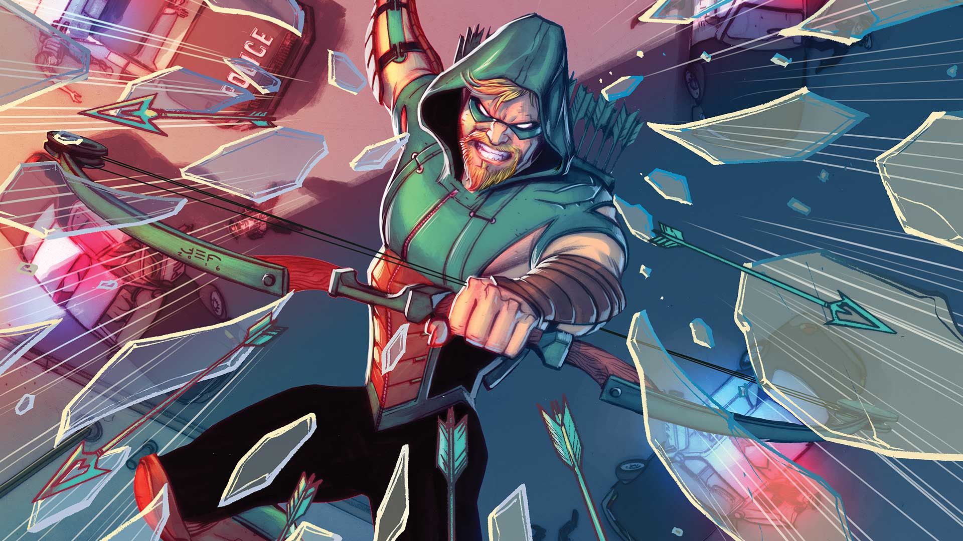 گرین ارو - اولیور کویین - دی سی کامیکس - oliver queen - green arrow - dc comics