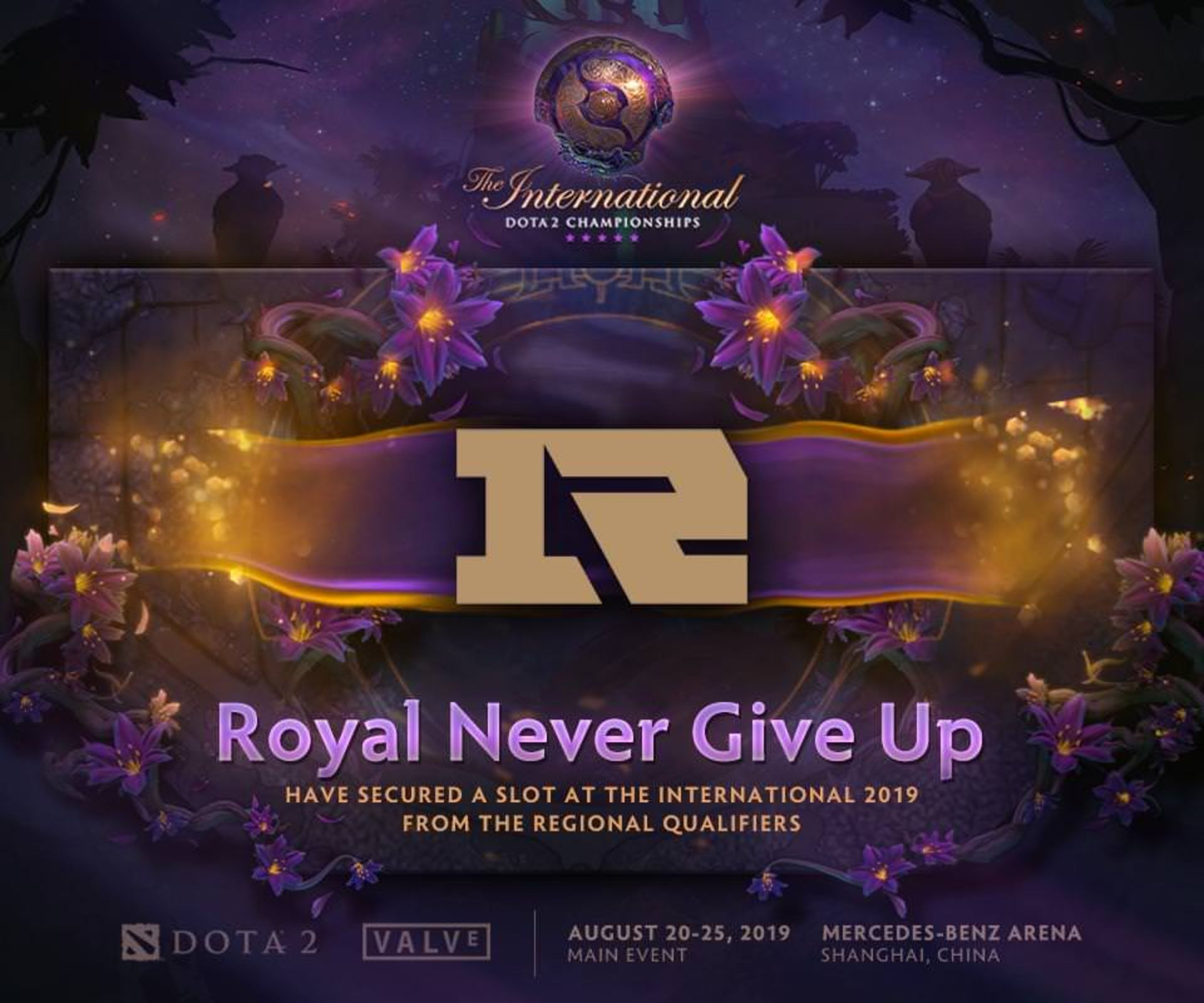 Royal Never Give Up Dota 2 The International