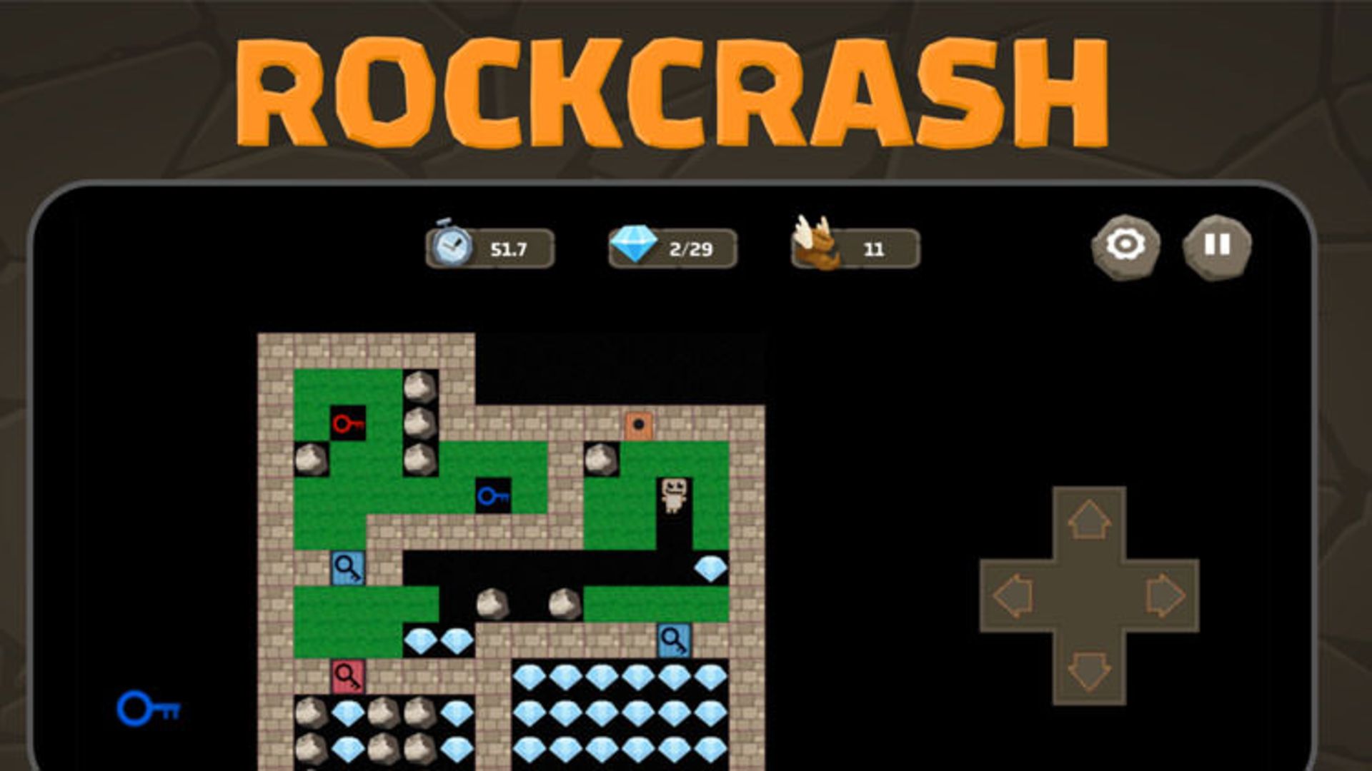 Rockrash – Collect the Gems