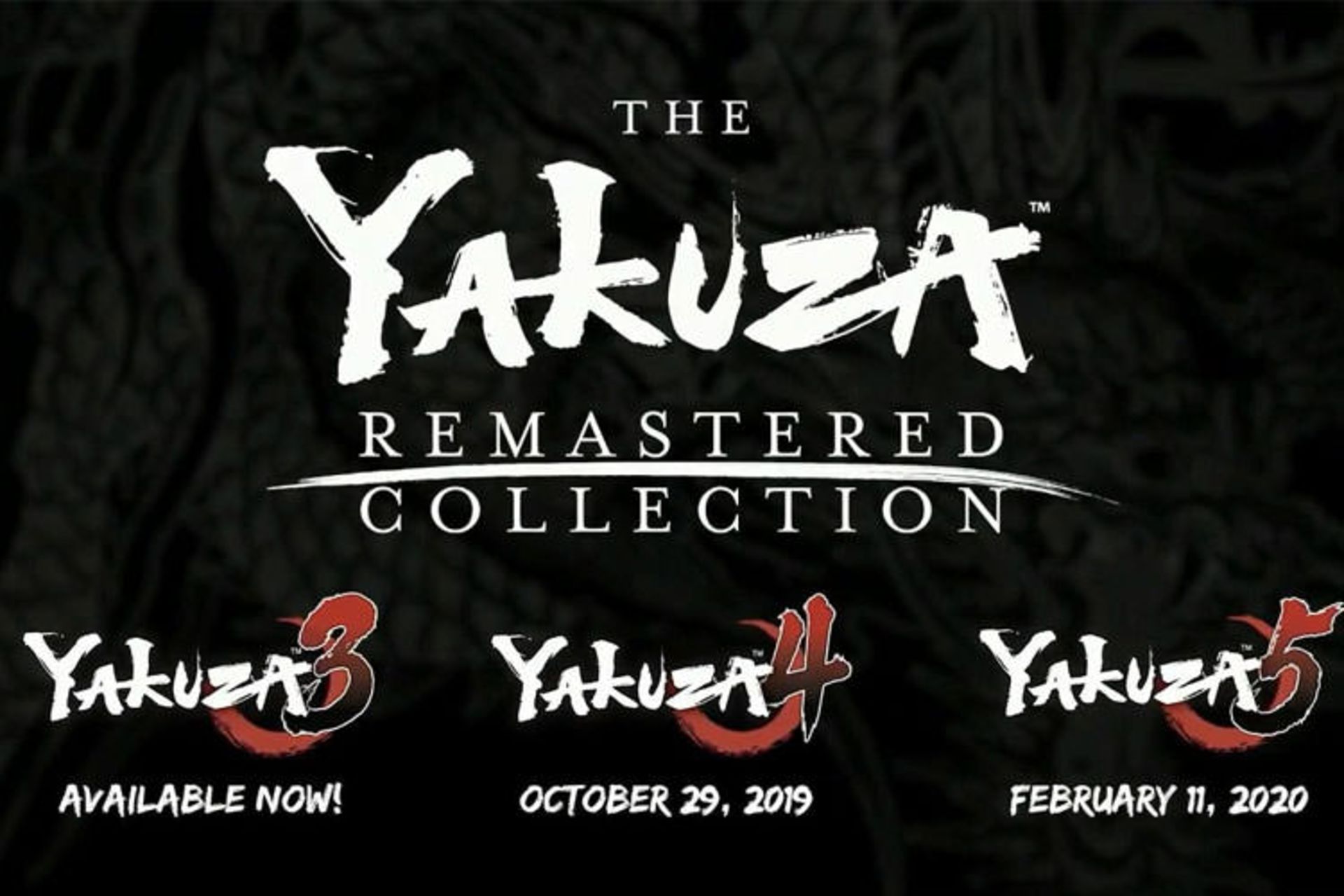 Yakuza Remastered Collection
