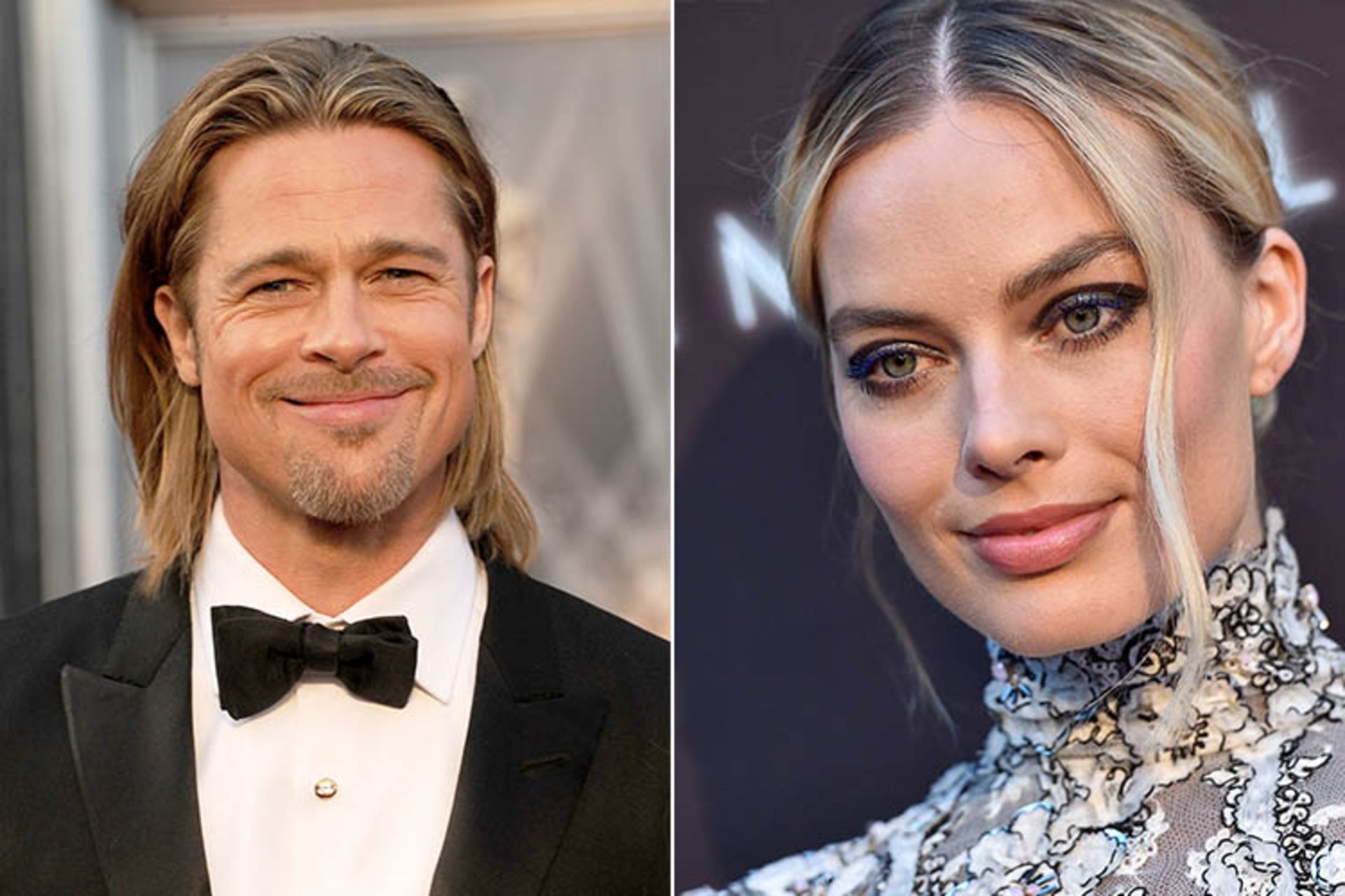 brad pitt - margot robbie