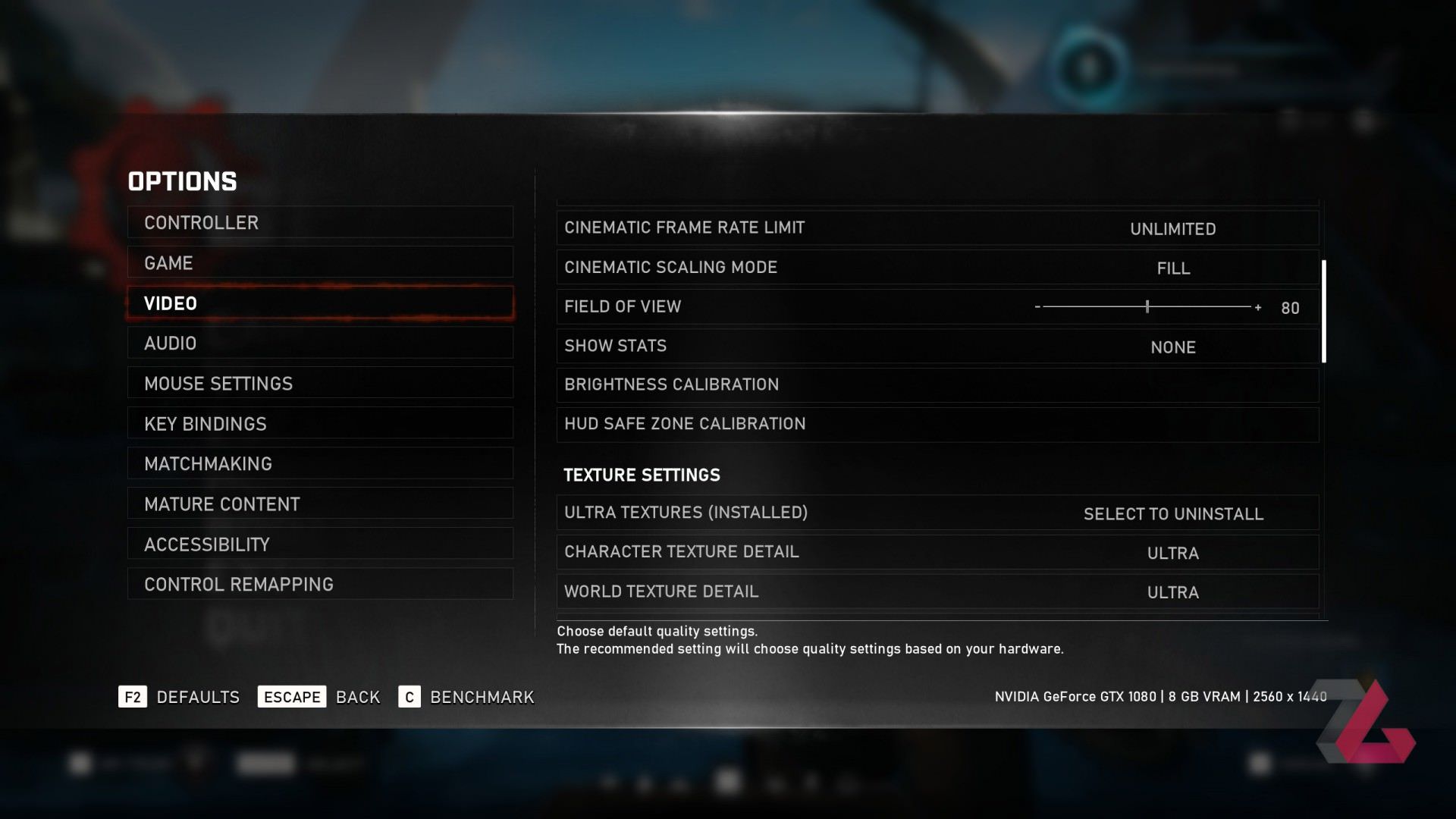 Gears 5 Video Menu 2