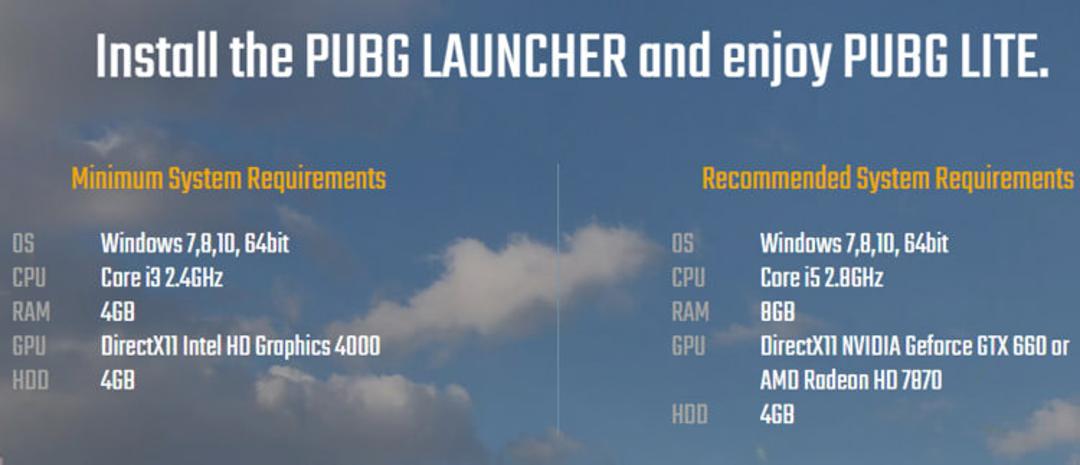 بازی PUBG lite