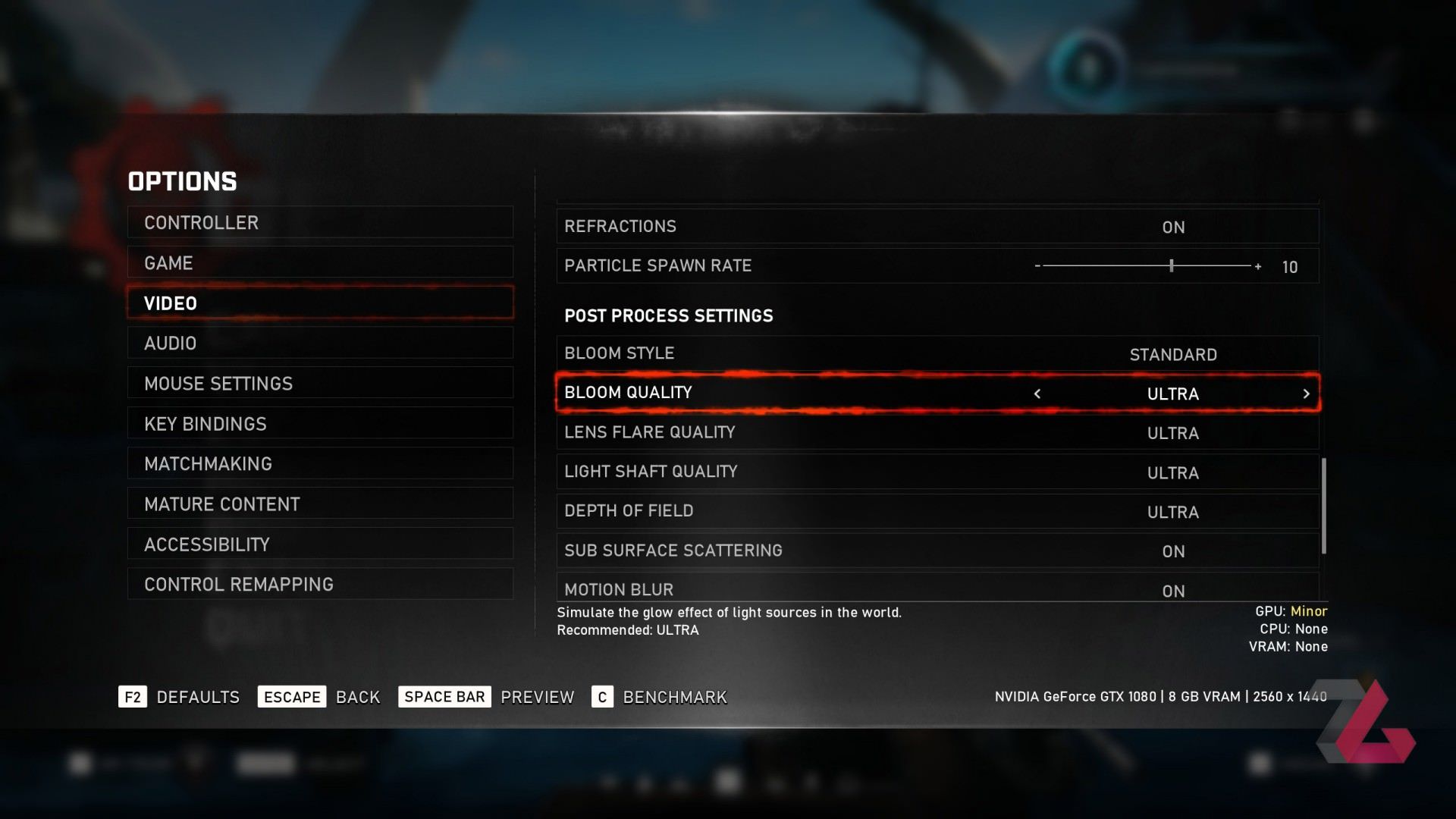 Gears 5 Video Menu 6