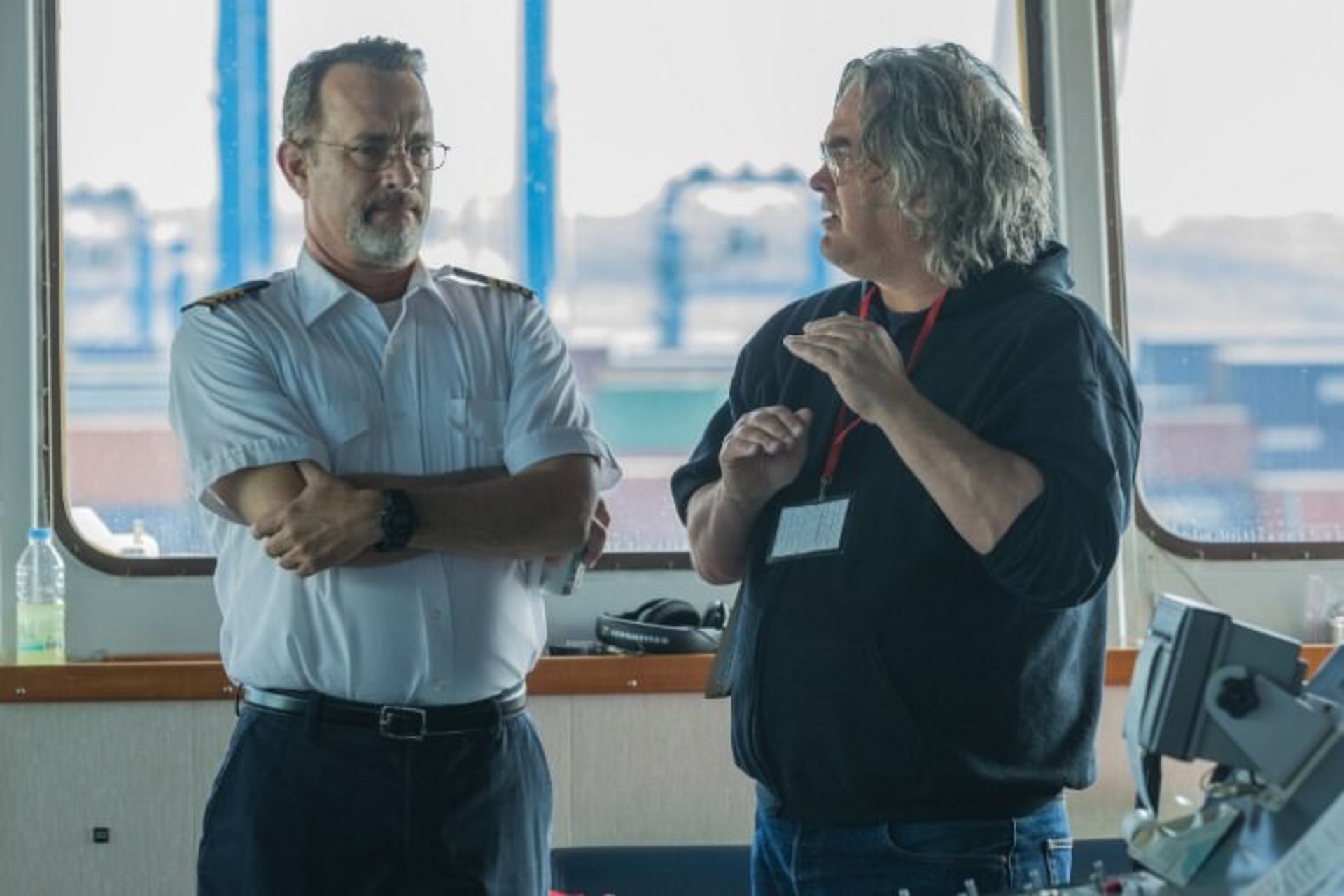 تام هنکس و پل گرینگرس در فیلم Captain Phillips