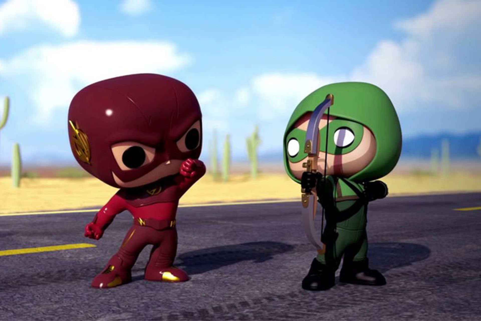 Flash و Arrow در Funko