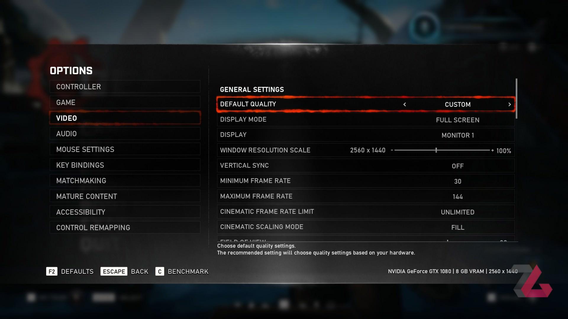 Gears 5 Video Menu 1