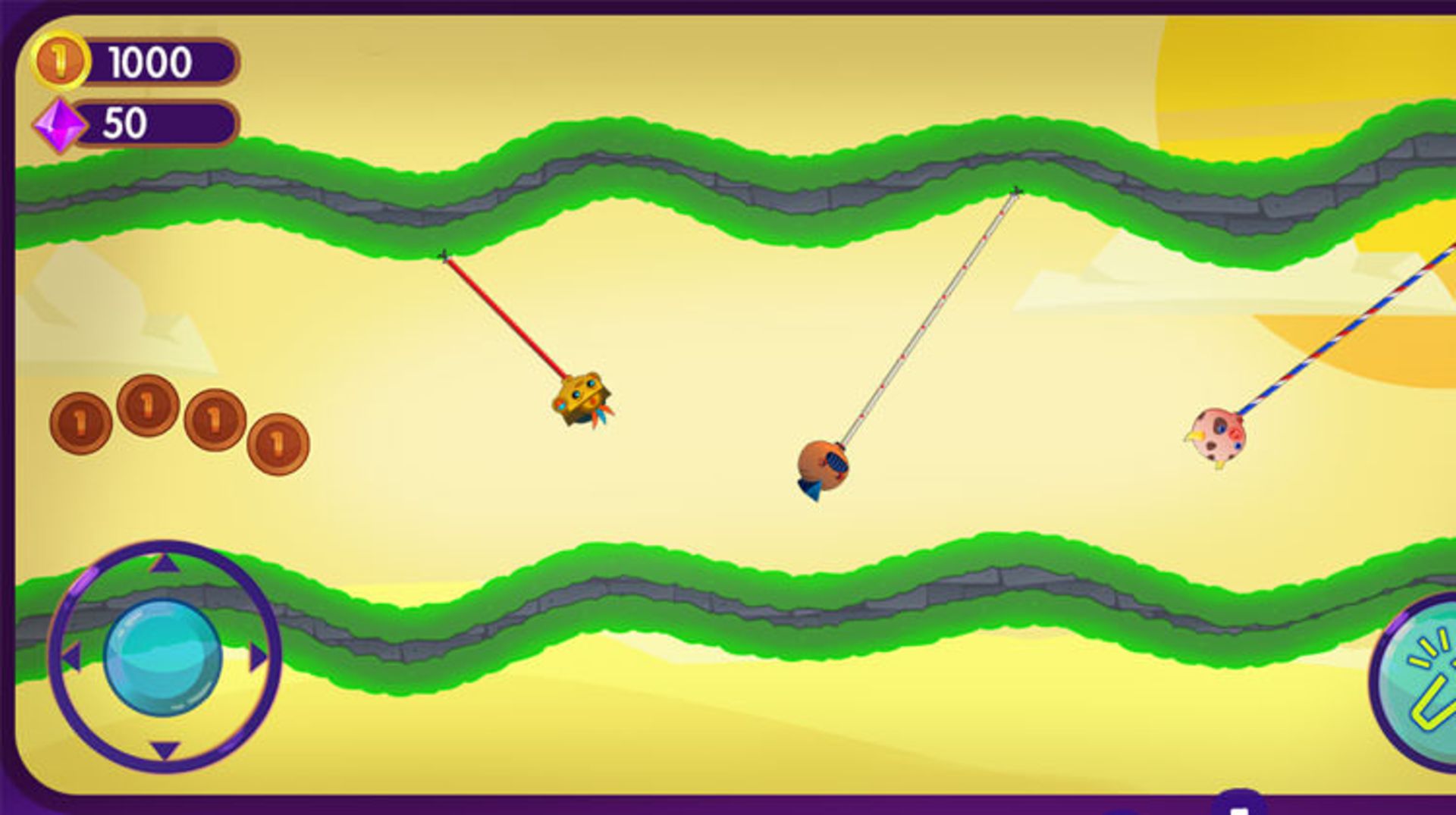 Rope Clash: Swing Racing