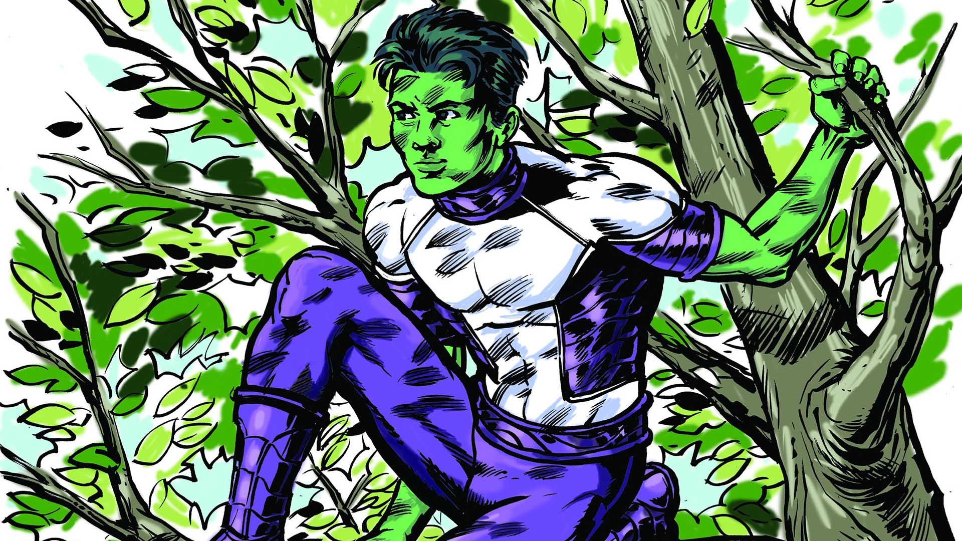 بیست بوی - گارفیلد لوگان - دی سی کامیکس - beast boy - garfield logan - dc comics