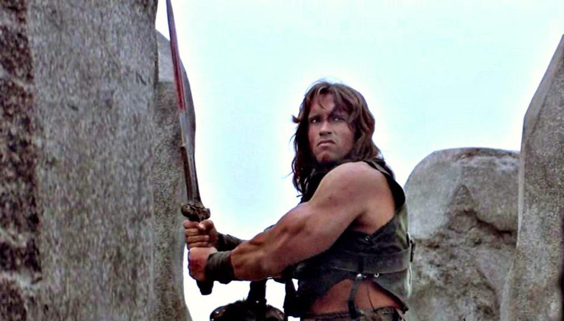 آرنولد شوارتزنگر در نقش Conan the Barbarian