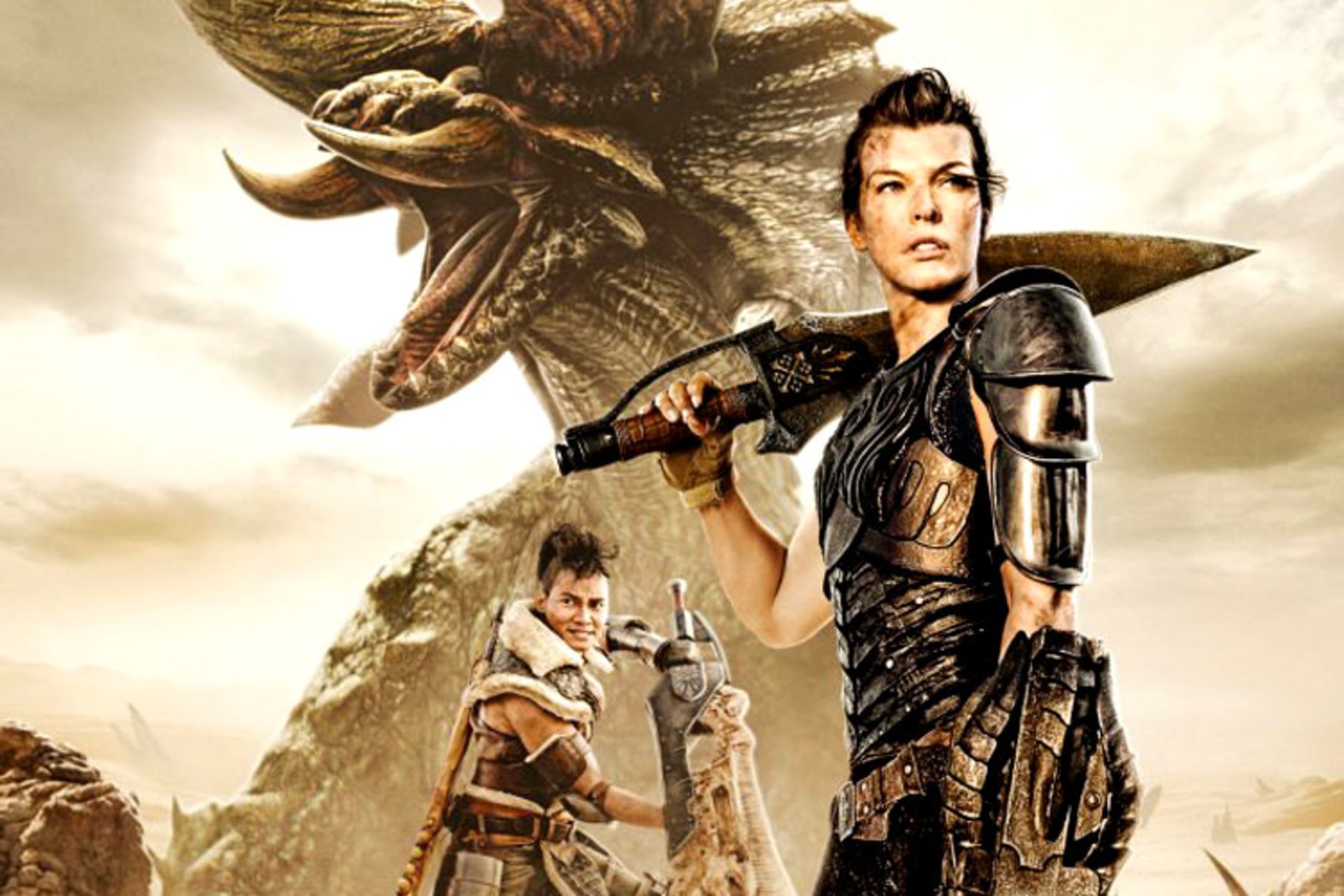 آرتمیس و هانتر در فیلم Monster Hunter شرکت سونی پیکچرز