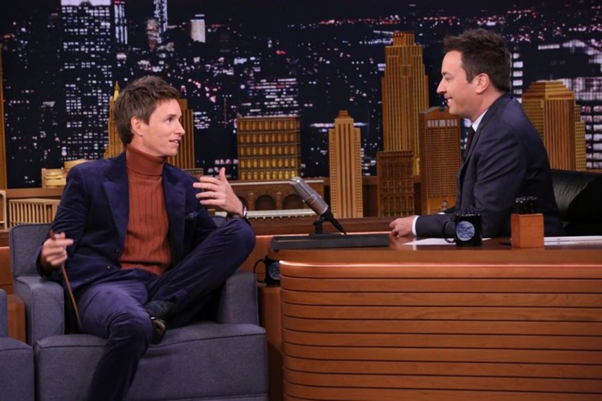 Eddie Redmayne در برنامه جیمی فالون