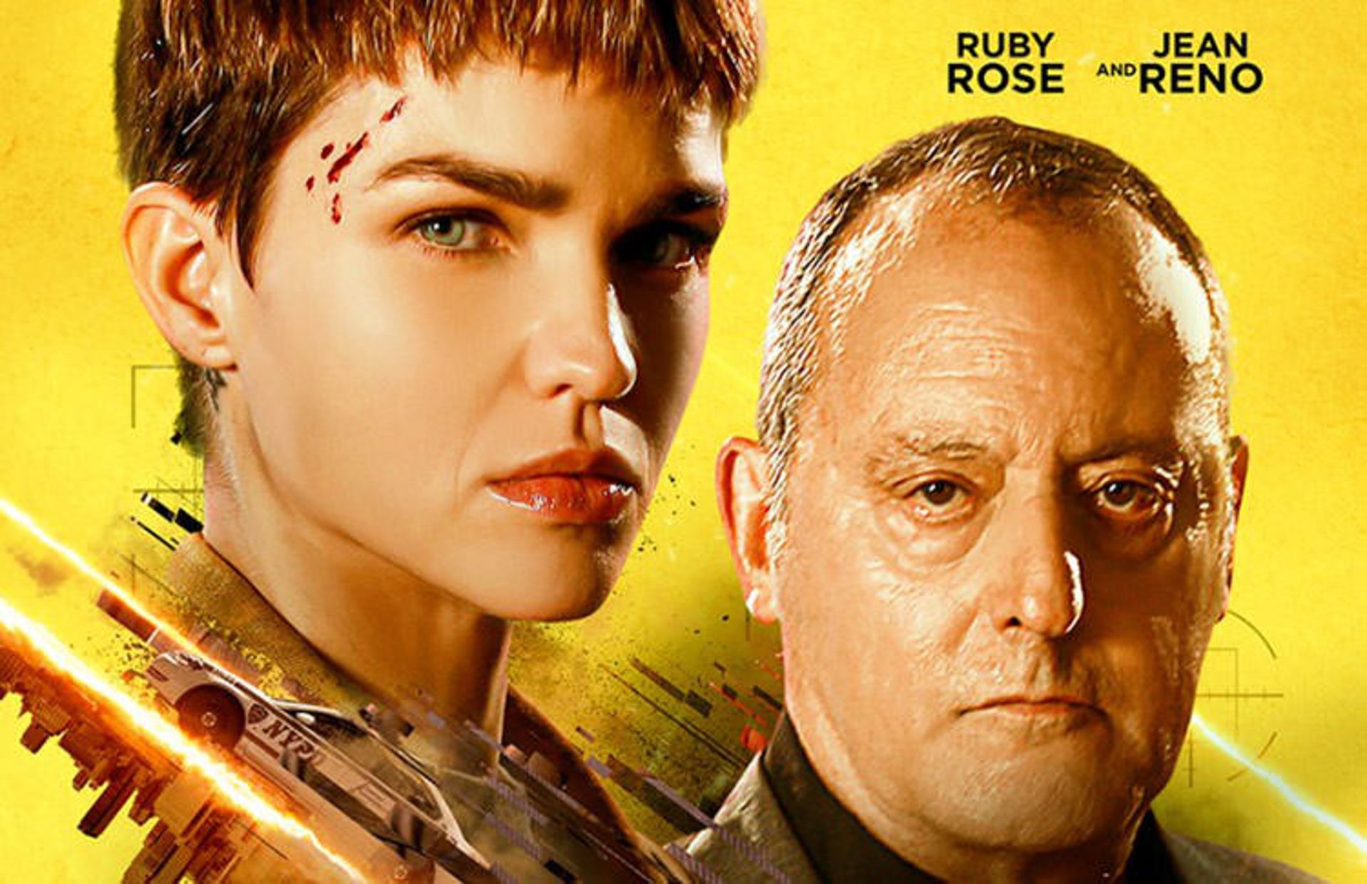 رابی رز و زان رنو در فیلم Doorman