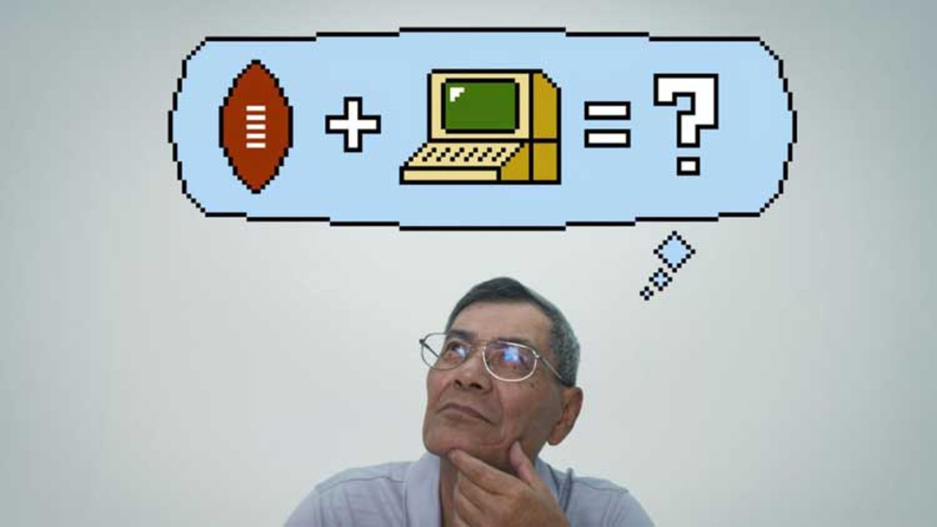 یک بازی ساز در حال فکر کردن به ساخت بازی ورزشی کامپیوتری برای سگا در مستند High Score
