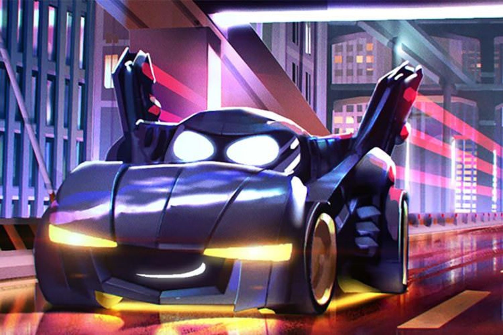 بت موبیل در انیمیشن Batwheels