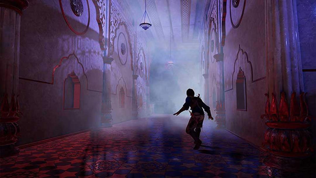 محیط تاریک و مه گرفته بازی Prince of Persia: The Sands of Time 
