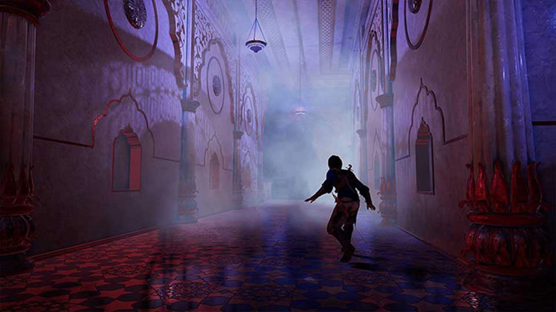 محیط تاریک و مه گرفته بازی Prince of Persia: The Sands of Time 